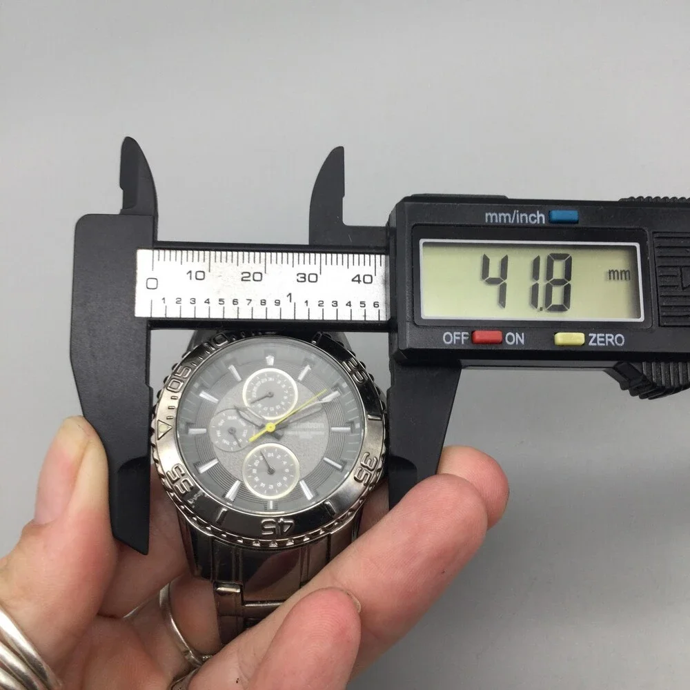 Armitron Mens Watch 42mm Gray Dial Stainless Bracelet 20/4729DS New Battery
